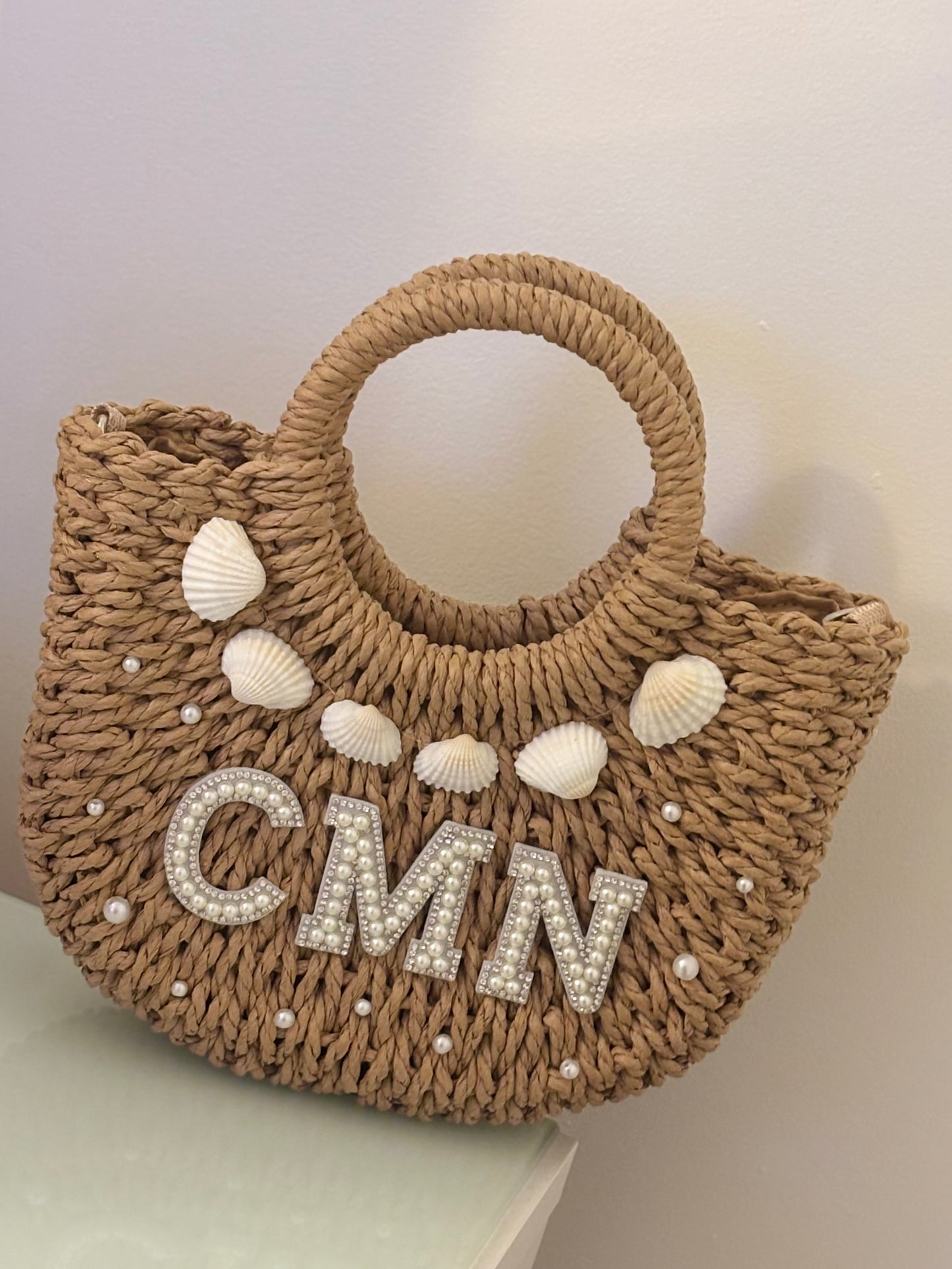 'ISLA' beach bag in BEIGE