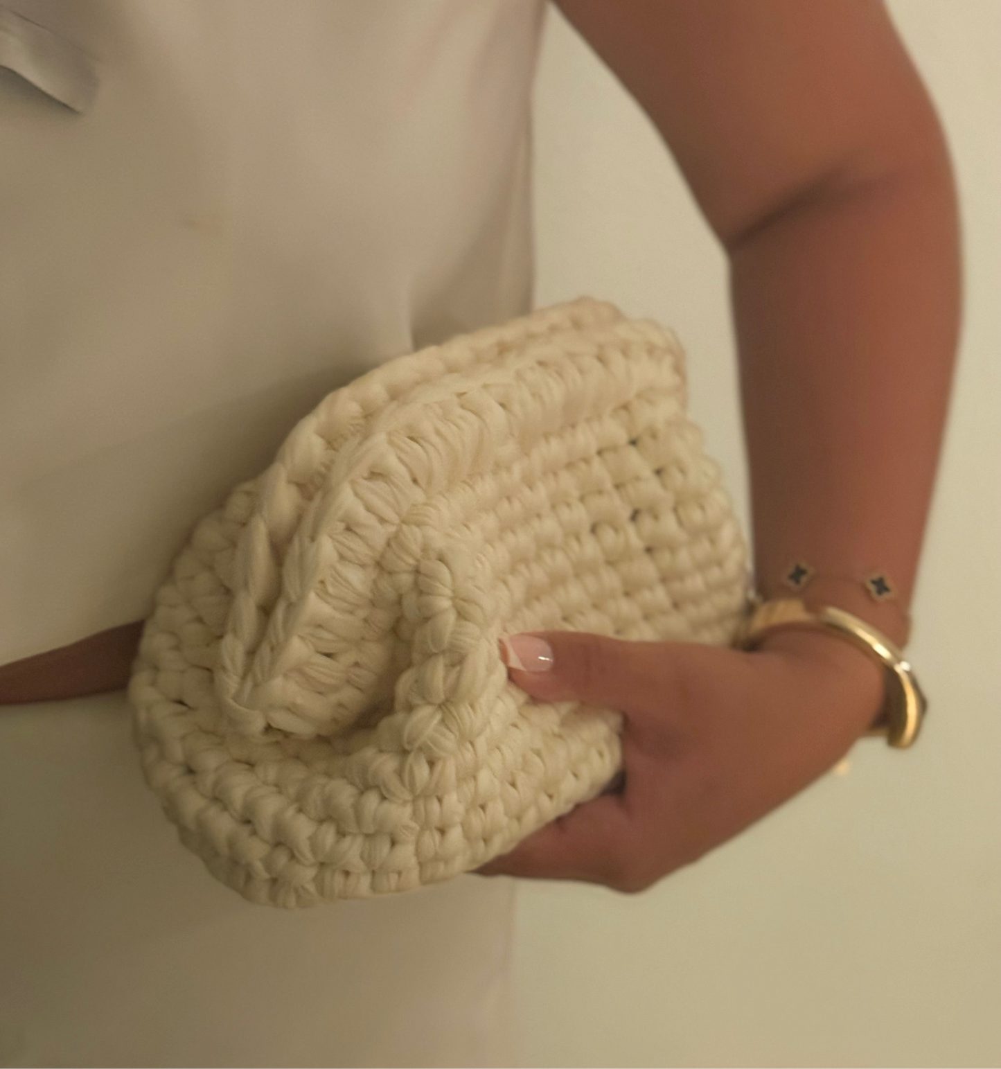 ‘The Woven Clutch’ in CREAM