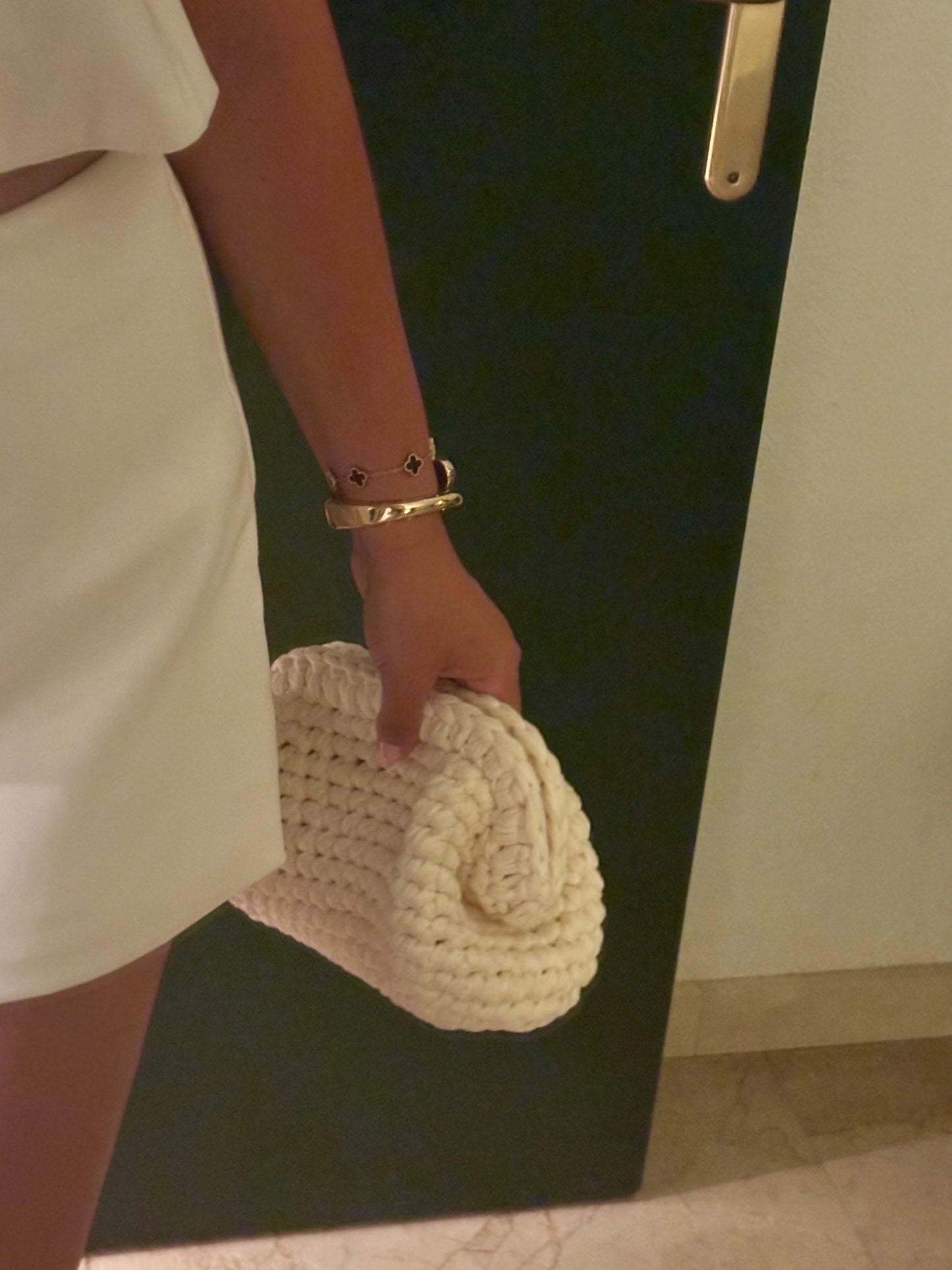 ‘The Woven Clutch’ in CREAM