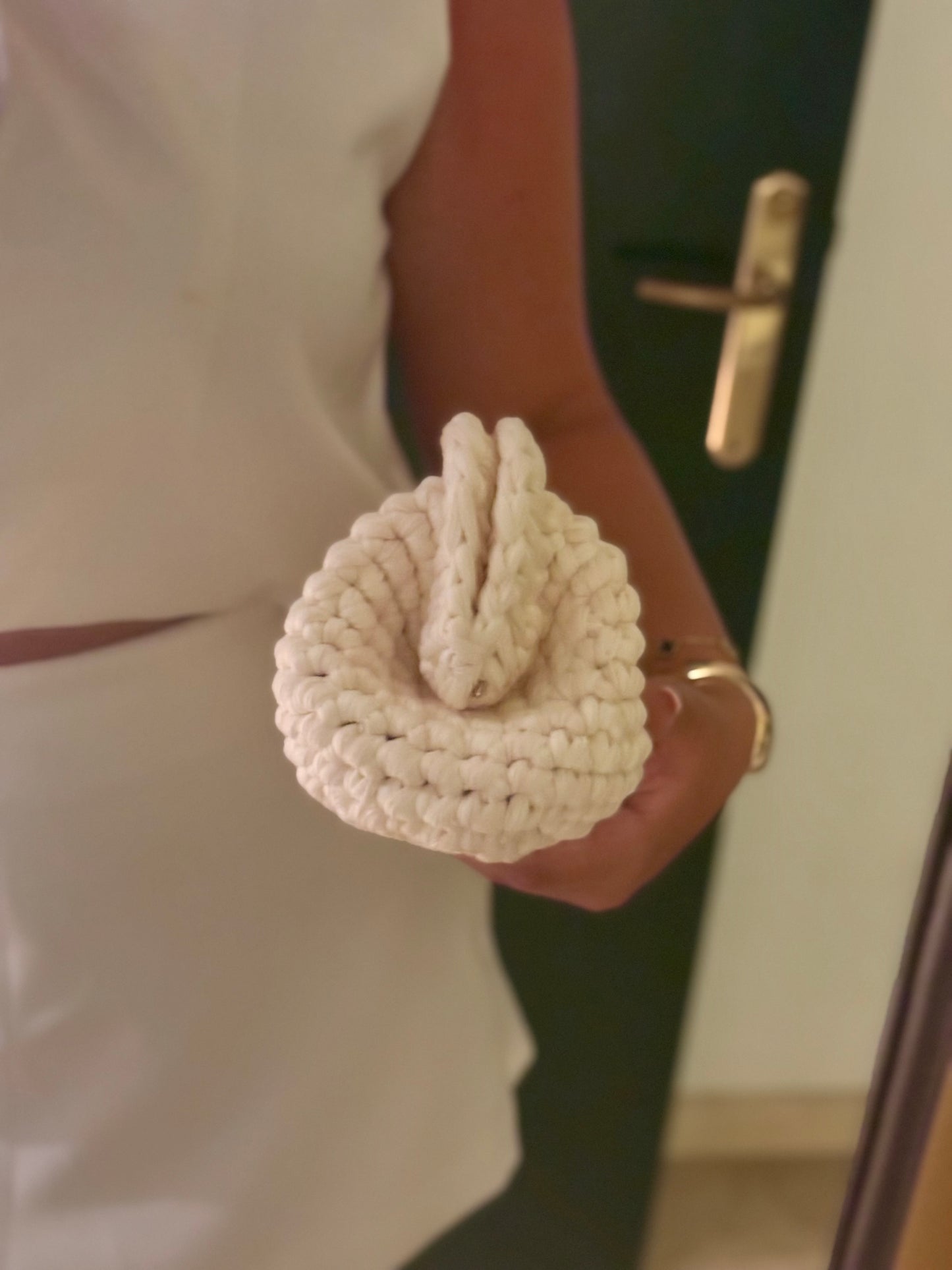 ‘The Woven Clutch’ in CREAM