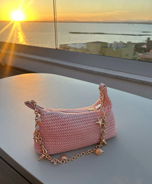 'SHELLÉ' shoulder bag in PINK