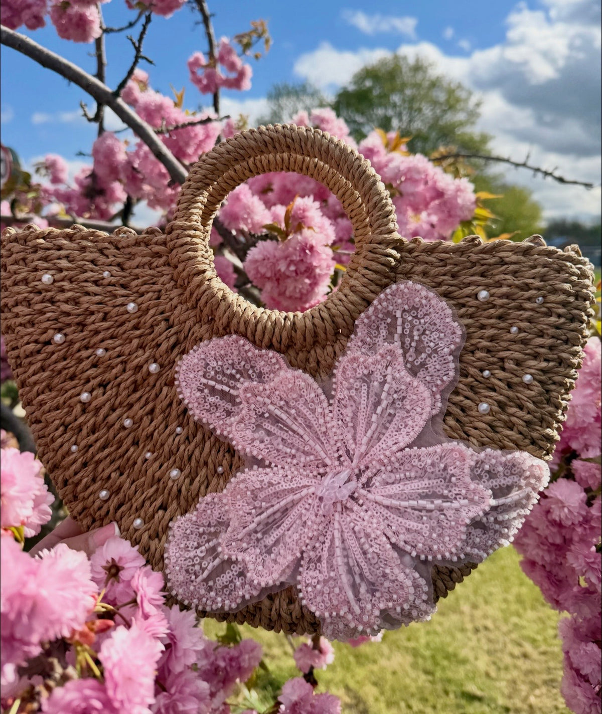 ‘FLORABELLÉ’ Beach Bag in BLOSSOM PINK