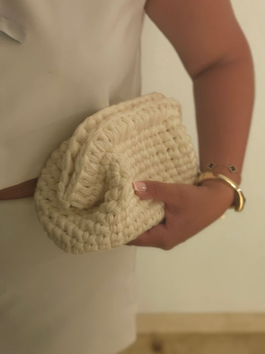 ‘The Woven Clutch’ in CREAM